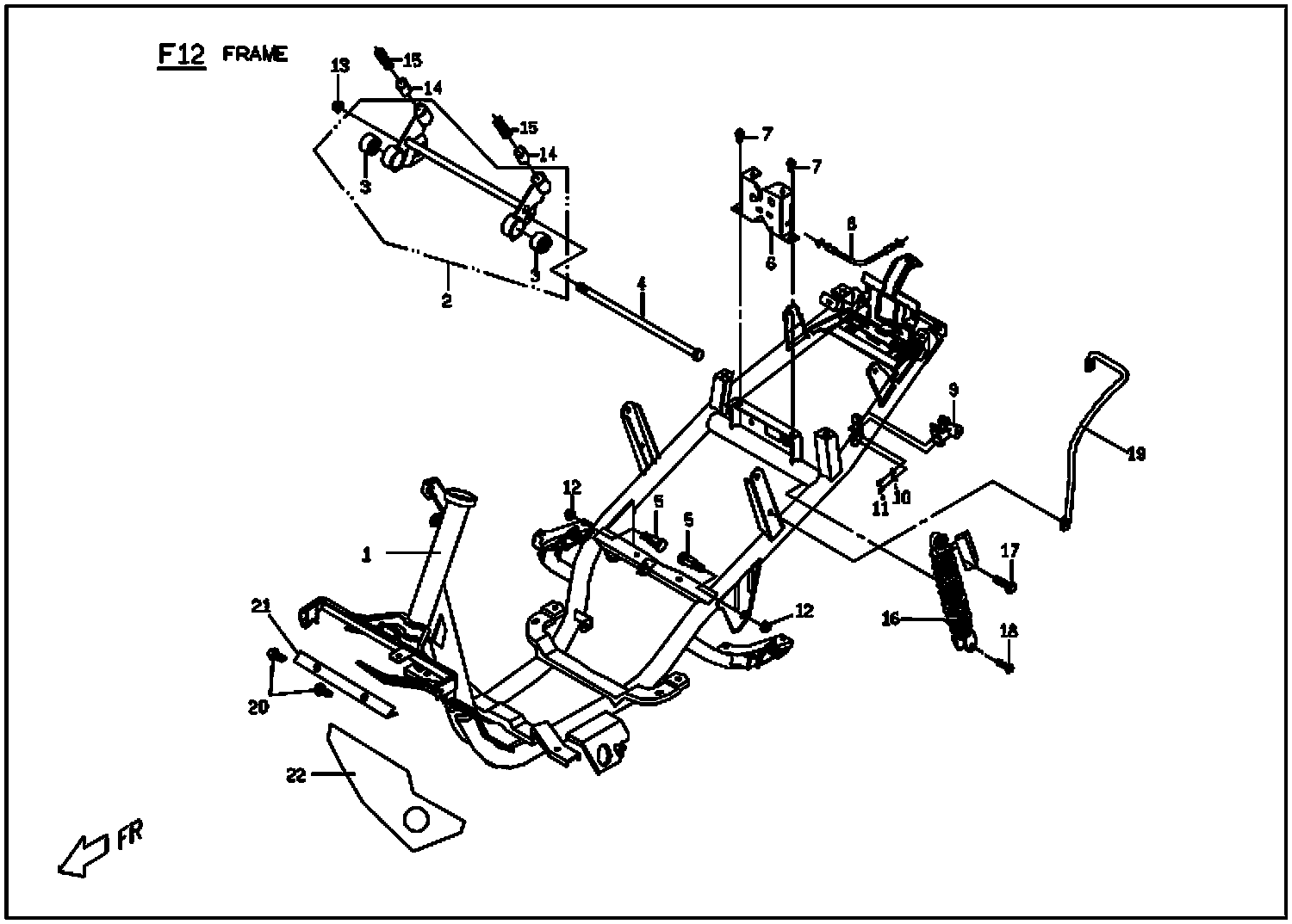 Rattler 110 Frame